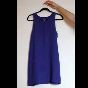 Nordstrom Chiffon Blue Mini Dress